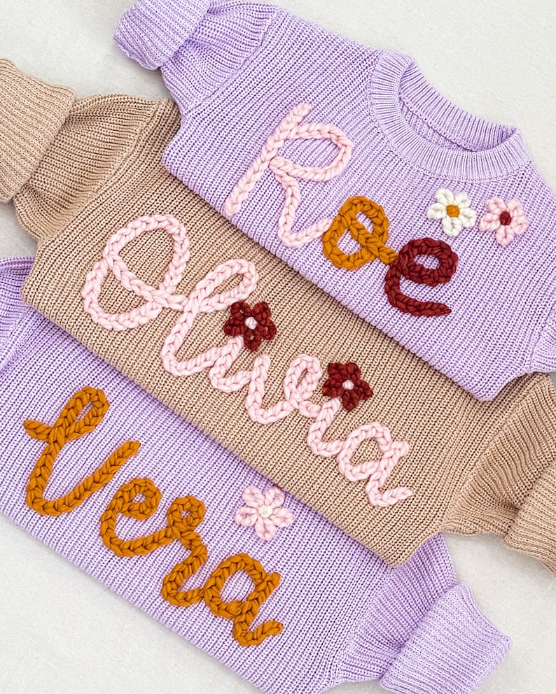 ADD ON DESIGN to embroidered sweater - not a listing for a sweater