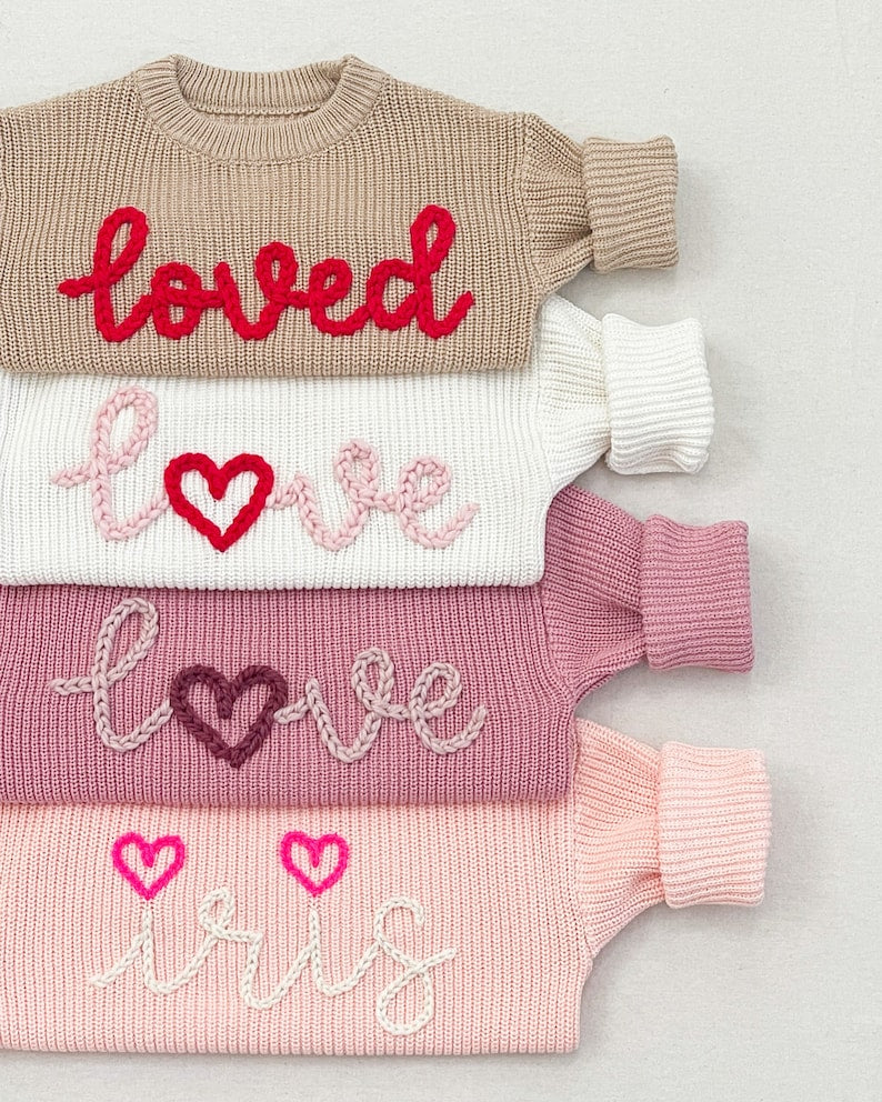 ADD ON DESIGN to embroidered sweater - not a listing for a sweater