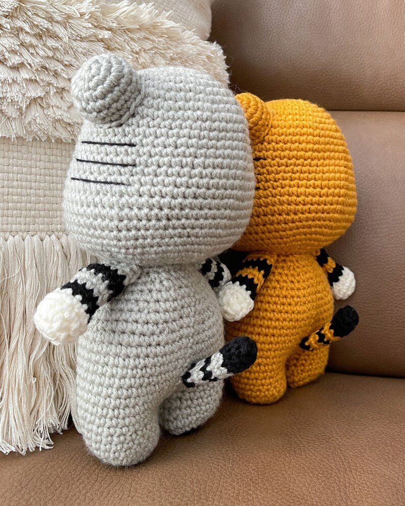 tiger doll | hand-knit crochet amigurumi plush | year of the tiger
