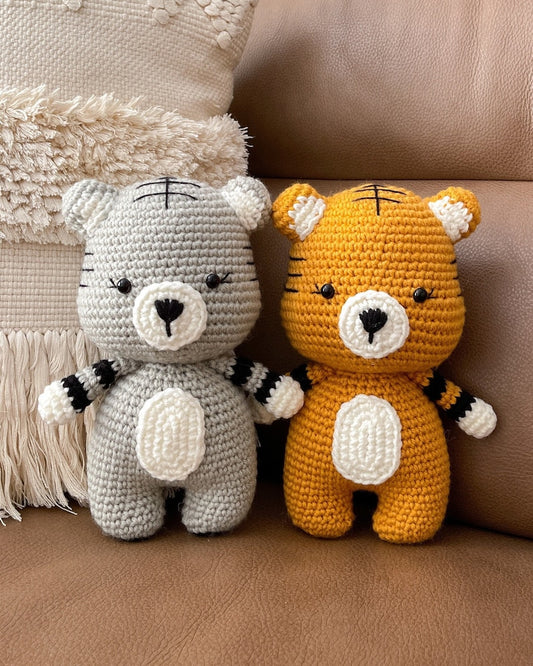 tiger doll | hand-knit crochet amigurumi plush | year of the tiger