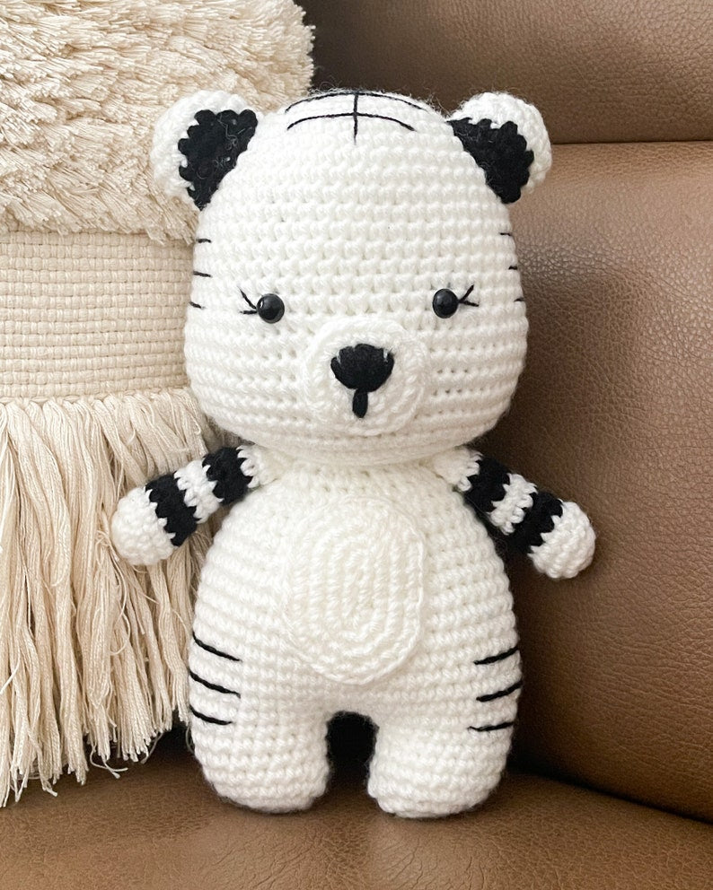 tiger doll | hand-knit crochet amigurumi plush | year of the tiger