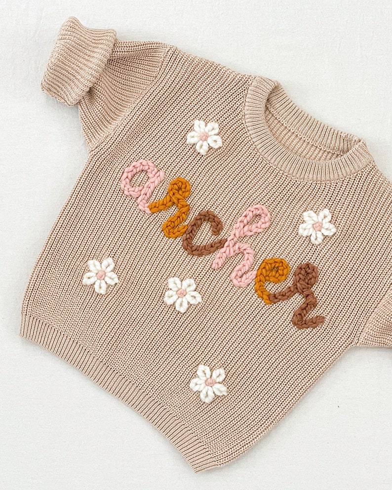 ADD ON DESIGN to embroidered sweater - not a listing for a sweater