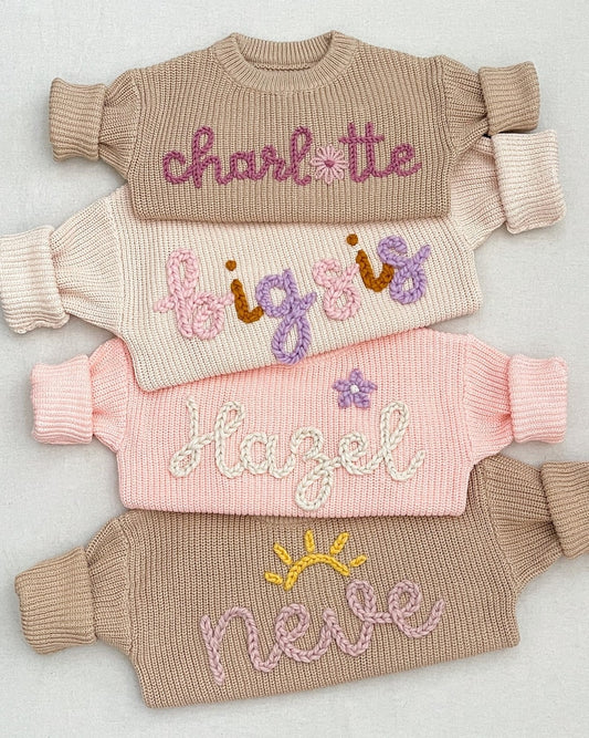 ADD ON DESIGN to embroidered sweater - not a listing for a sweater